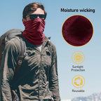 TICONN Neck Gaiter Face Cover Scarf, Neck Warmer Breathable Sun & Wind-proof - Image 5