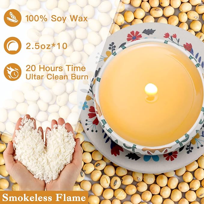 Scented Candles Gift Set, 10 Pack Candles - Image 2
