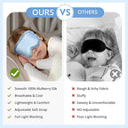Kids Sleep Mask, 100% Real Mulberry Silk Eye Mask, Sleeping Mask - Image 6