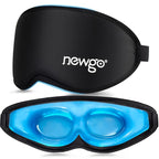 NEWGO 3D Cooling Sleep Mask, Weighted Cooling Gel Eye Mask by NEWGO