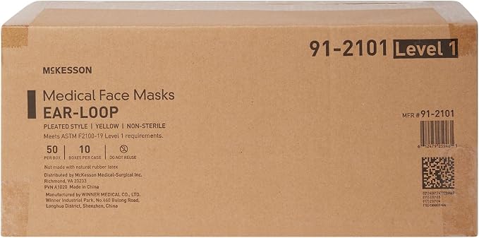 McKesson Procedure Mask Pleated 91-2101 - Image 8