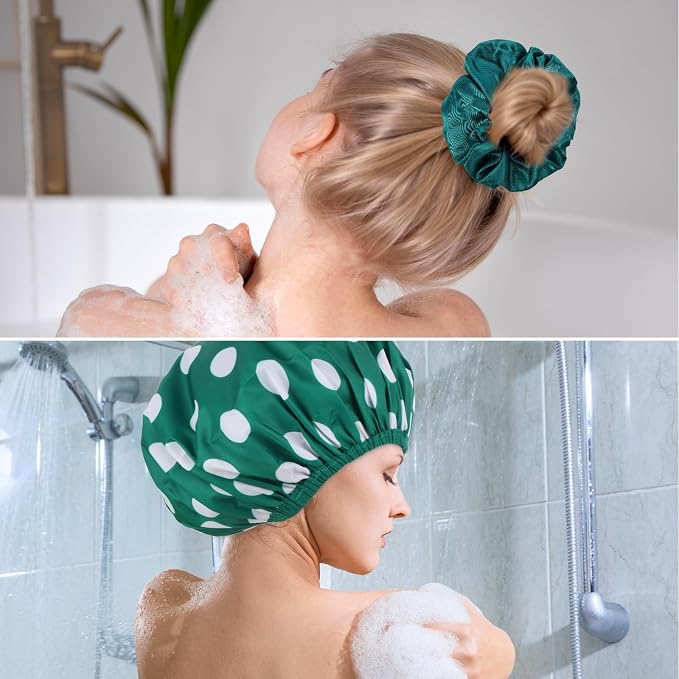 WSICSE 2 Packs Large Shower Caps - Image 3