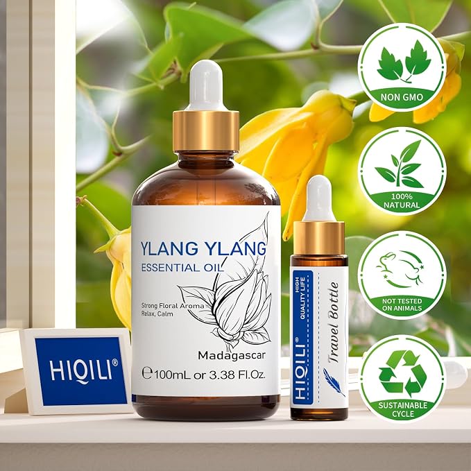 HIQILI Ylang-Ylang Essential Oil, Long-Lasting Scent - Image 8