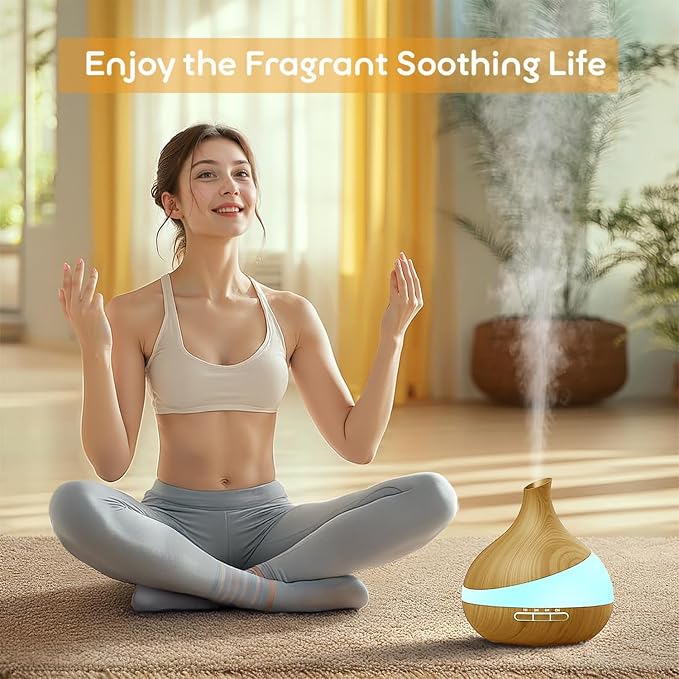 HJTHJT 500ML Essential Oil Diffuser: Aroma Diffuser - Image 3