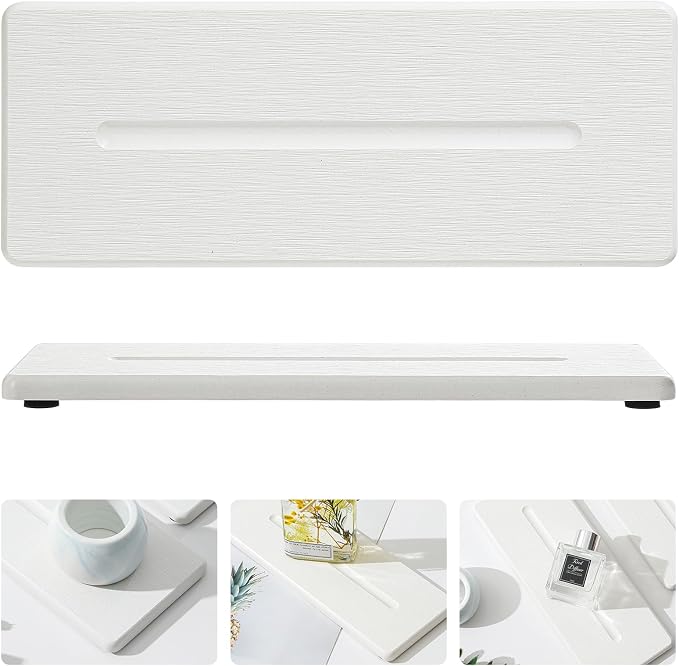 2 Pack Diatomite Stone Sink Tray, Water Absorbing Mat - Image 8
