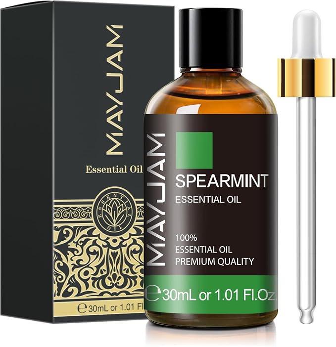 Spearmint Essential Oil 30ML/ 1.01FL.OZ, MAYJAM Pure Spearmint Oil - Image 2
