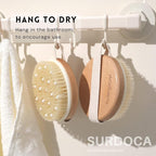 SURDOCA Dry Brush, Body Exfoliating Scrubber, Massage Brushes - Image 4