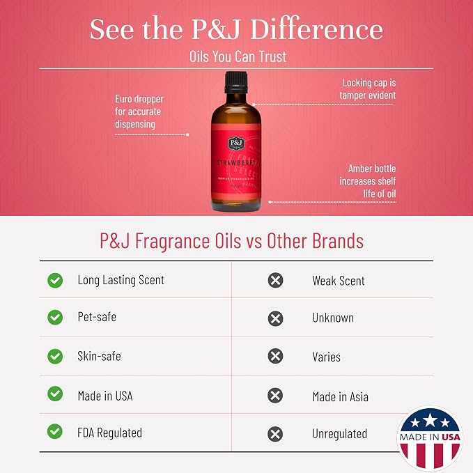 P&J Trading Fragrance Oil | Strawberry Oil 100ml - Image 3