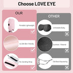 LOVE EYE Dual Side Sleep Mask, Ice Silk Eye Sleeping Mask & Blindfold - Image 6