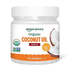 Amazon Grocery, Organic Refined Coconut Oil, 15 Fl Oz by AmazonGrocery
