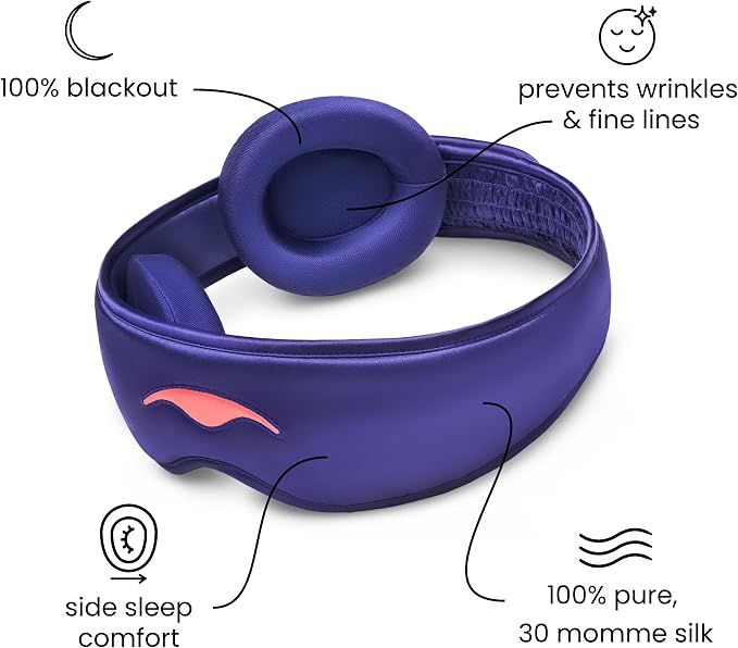 Manta Silk Sleep Mask – Premium 22 Momme Silk Eye Mask, Designed - Image 5