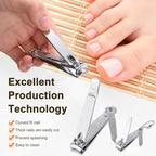 Bememo 24 Pcs Stainless Nail Clippers Set 2 Sizes Fingernail and Toenail - Image 6