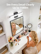 Combuh Black Plug in Vanity Light Bar Corded - Image 3