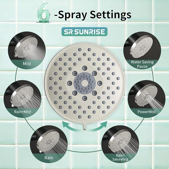 SR SUN RISE Filtered Shower Head - Image 3