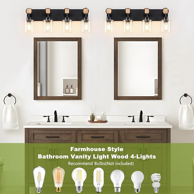 Licperron 4-Lights Farmhouse Vanity Lights - Image 5