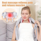 MASGRE Electric Shiatsu Back and Neck Massager, Cordless Shoulder Massager - Image 3