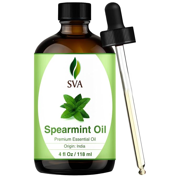 SVA Spearmint Essential Oil 4 Oz by SVAORGANICS