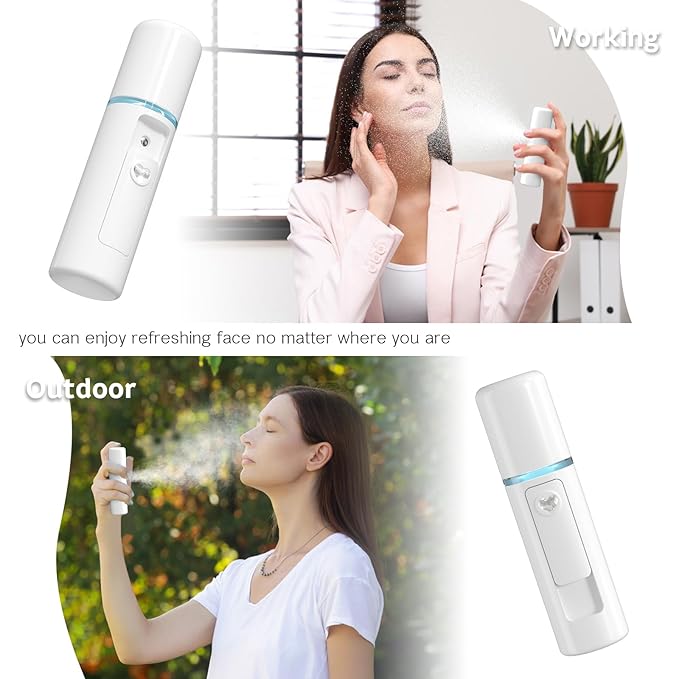 Nano Facial Mister Portable Mini Face Mist Handy Sprayer Automatic Eyelash - Image 5