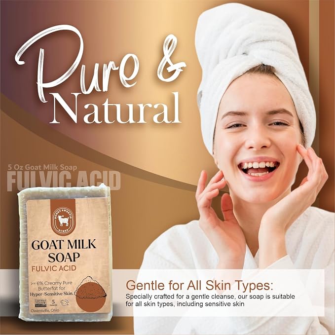 Honey Sweetie Acres Fulvic Acid Goat Milk Soap - Image 3