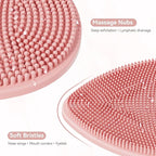 Silicone Face Scrubber 2 Pack, Manual Facial Cleansing Brush - Image 3