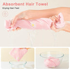 Unicorn Castle Microfiber Hair Towel - Image 2