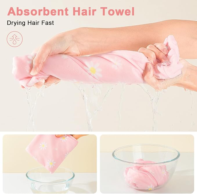 Unicorn Castle Microfiber Hair Towel - Image 2
