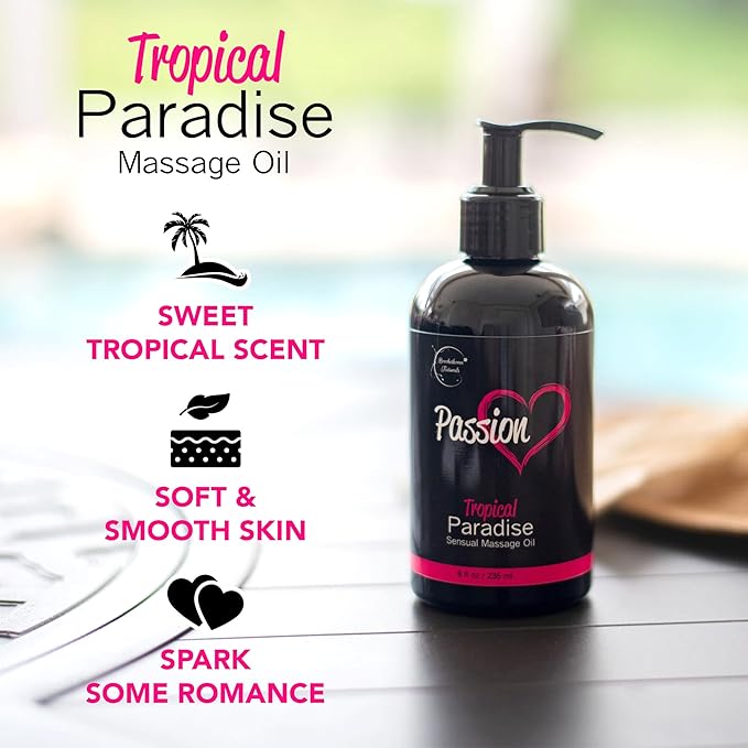 Passion Sensual Massage Oil for Date Night | 100% Natural Body Oil for Couples - Image 4
