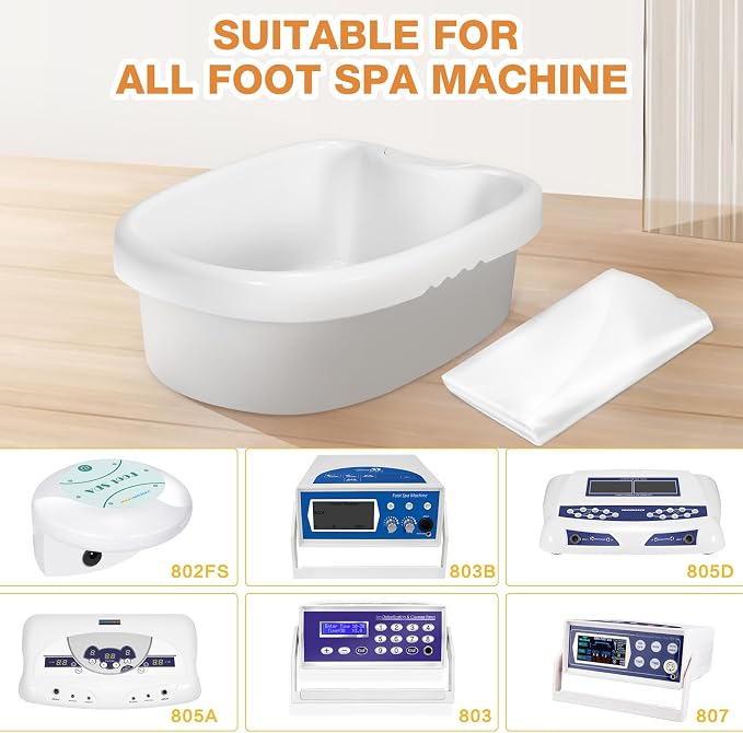 veicomtech Professional Ionic Foot Bath Tub Basin - Image 2