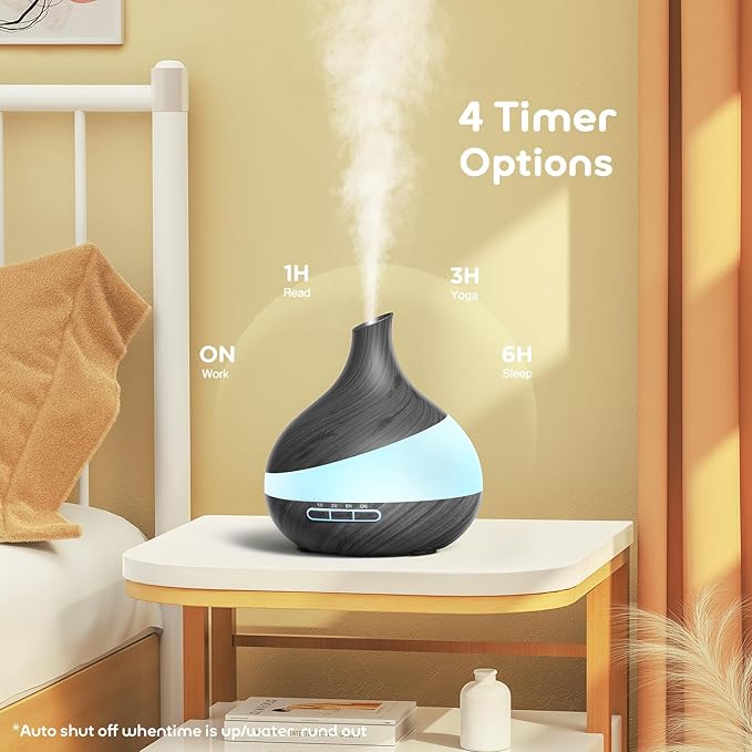 HJTHJT 500ML Essential Oil Diffuser: Aroma Diffuser - Image 5