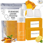4Pcs Turmeric Wash and Care Three Piece Set, Tuemeric Facial Cleanser & by Unknown