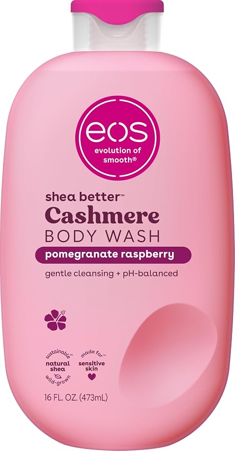 eos Cashmere Body Wash – Pomegranate Raspberry, Moisturizing Body Wash by eosproducts