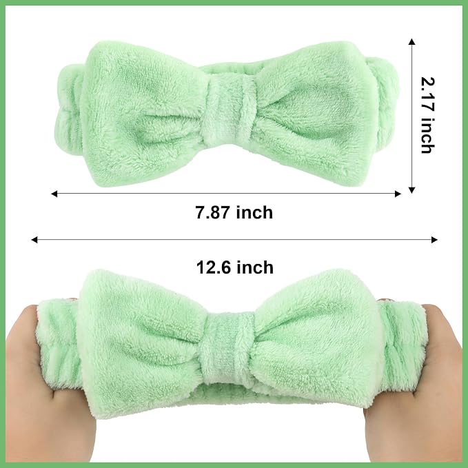 Ondder Green Spa Terry Cloth Skincare Headbands - Image 6