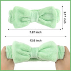 Ondder Green Spa Terry Cloth Skincare Headbands - Image 6