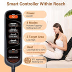 CARSHION Back Massager with Heat, Heated Seat Cover Cushion with 5 Vibrating - Image 7