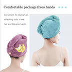 Microfiber Hair Drying Towel Wrap - Image 2