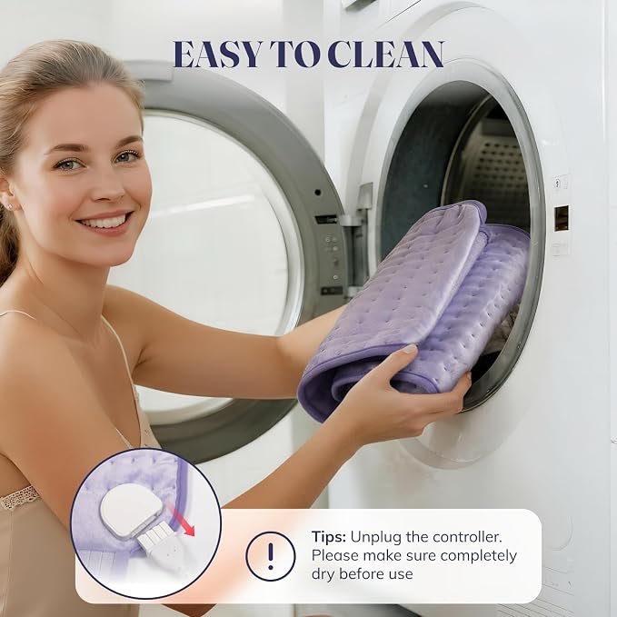 Heating Pad for Period Cramps and Back Pain Relief, Electric Heating Pad - Image 5