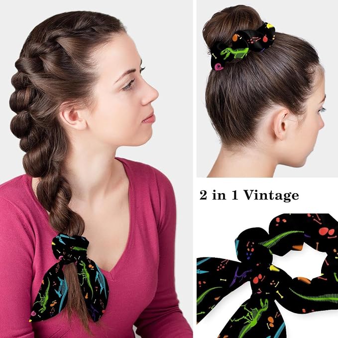 Scrub Cap with Hair Scrunchy, Ponytail Holder Surgical Cap - Image 6