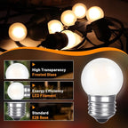 G40 1.5w Low Wattage Led Bulb Equivalent 15 Watt Standard E26 Base G14 Small - Image 3