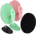 Silicone Body and Face Scrubber Set 5 Pack, BEAUTAIL Shower Bath Scrubber by BEAUTAIL