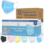 Litepak 500pcs Premium Disposable Face Mask SOFT 3ply Nose Wire - Image 5