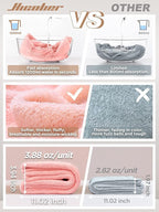 Hicober Microfiber Hair Towel Wrap, Fast Drying Hair Towels - Image 2