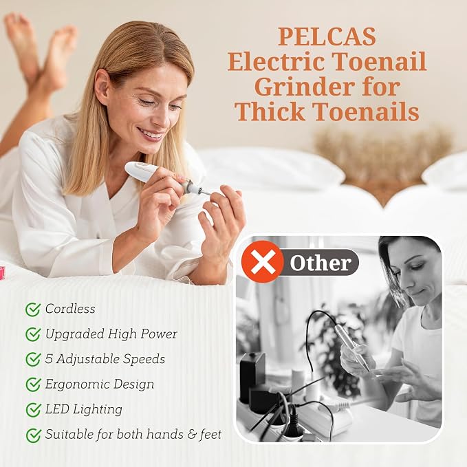 PELCAS Electric Toenail Grinder - Image 3