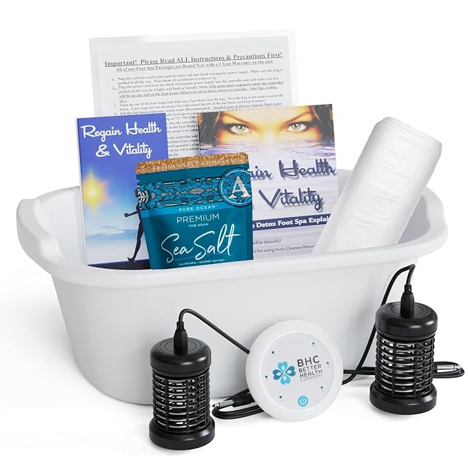 Ionic Foot Bath Detox Machine for Home Use by BetterHealthCompany