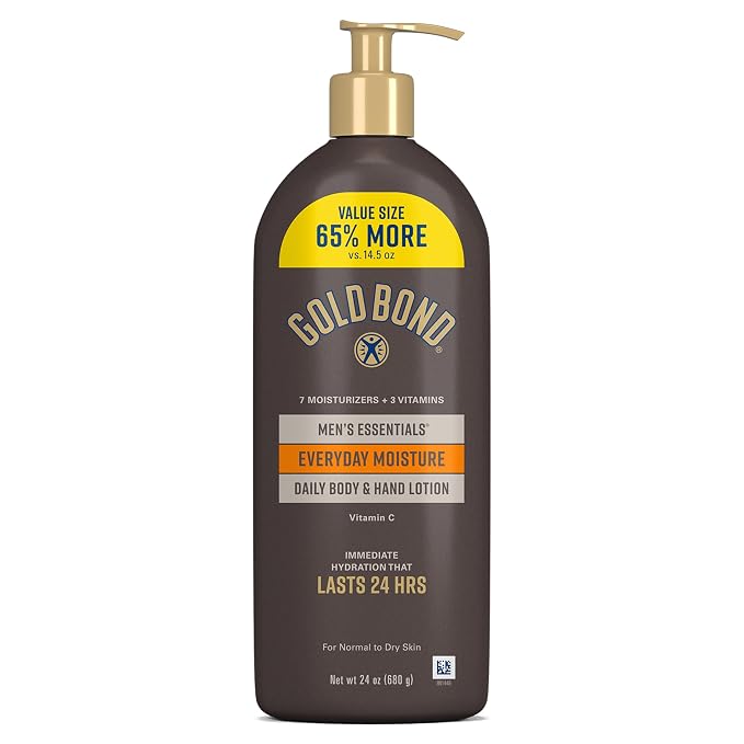 Gold Bond Men's Essentials Everyday Moisture Daily Body & Hand Lotion by GoldBond