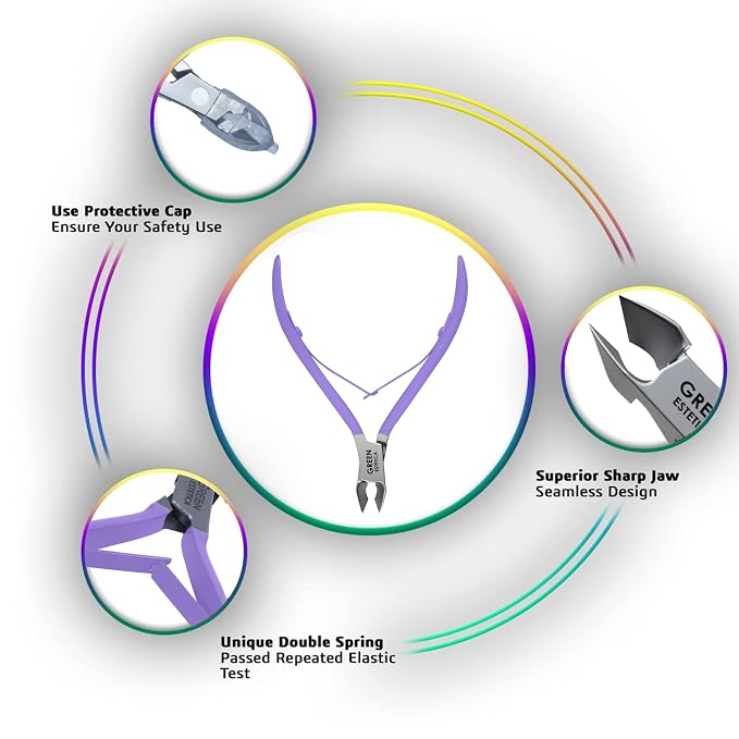 Professional Cuticle Trimmer Nail Cuticle Cutter Stainless Steel Cuticle Nippers - Image 5