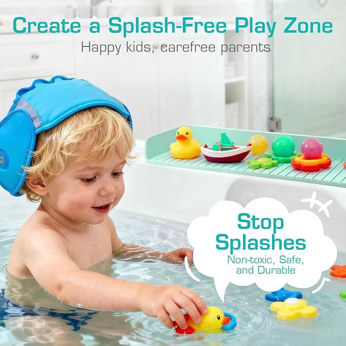 31.5" Bathtub Splash Guard for Kids & Toddlers - Image 3