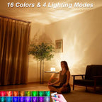 Rechargeable Shower Lights for Inside Shower, 16 Color Ocean Wave Projector - Image 2