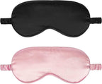 2Pack Silk Sleep Mask, IEKEODI Eye Mask by IEKEODI