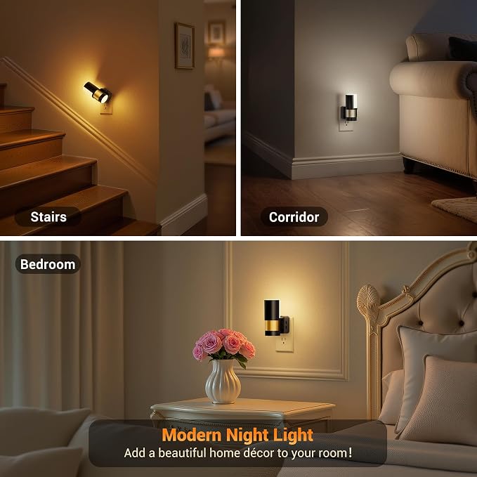 JandCase Plug in Night Light, Rotating Night Light - Image 6