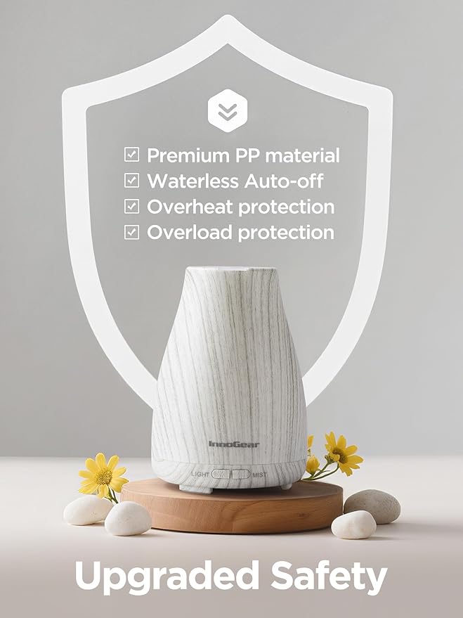 InnoGear Essential Oil Diffuser, Ultrasonic Diffusers - Image 5